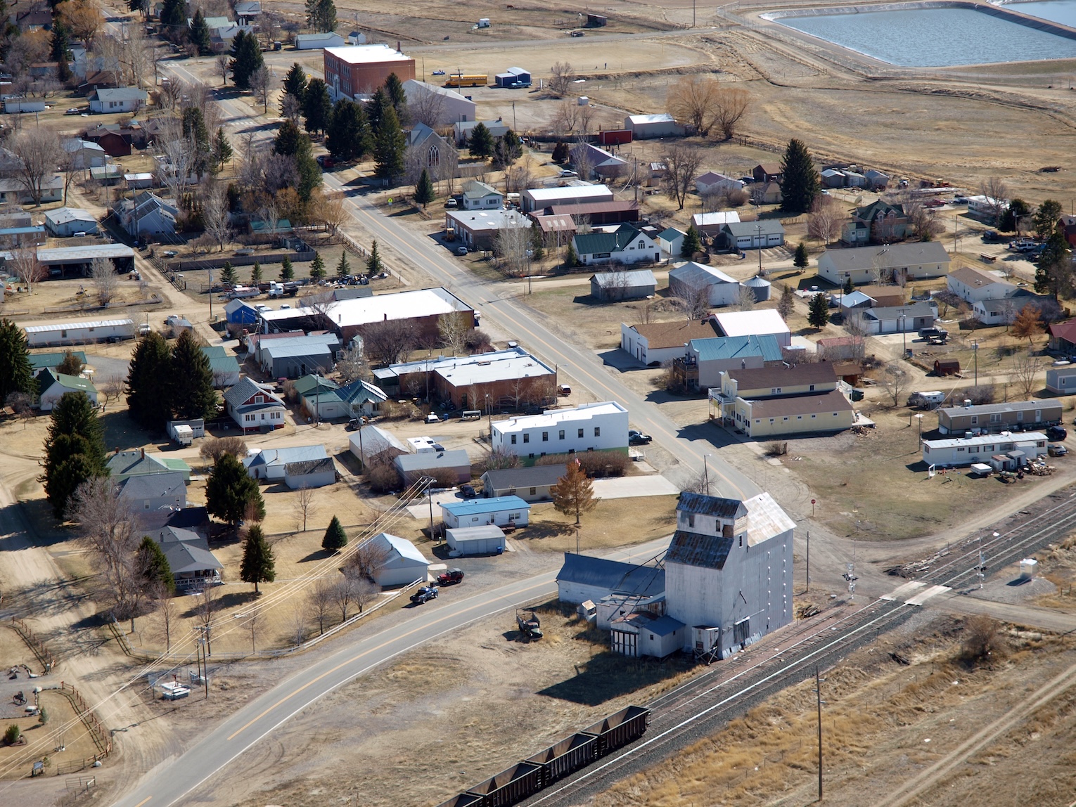 Video Gambling Machines & Gaming in Willow Creek, MT overhead view of willow creek, montana