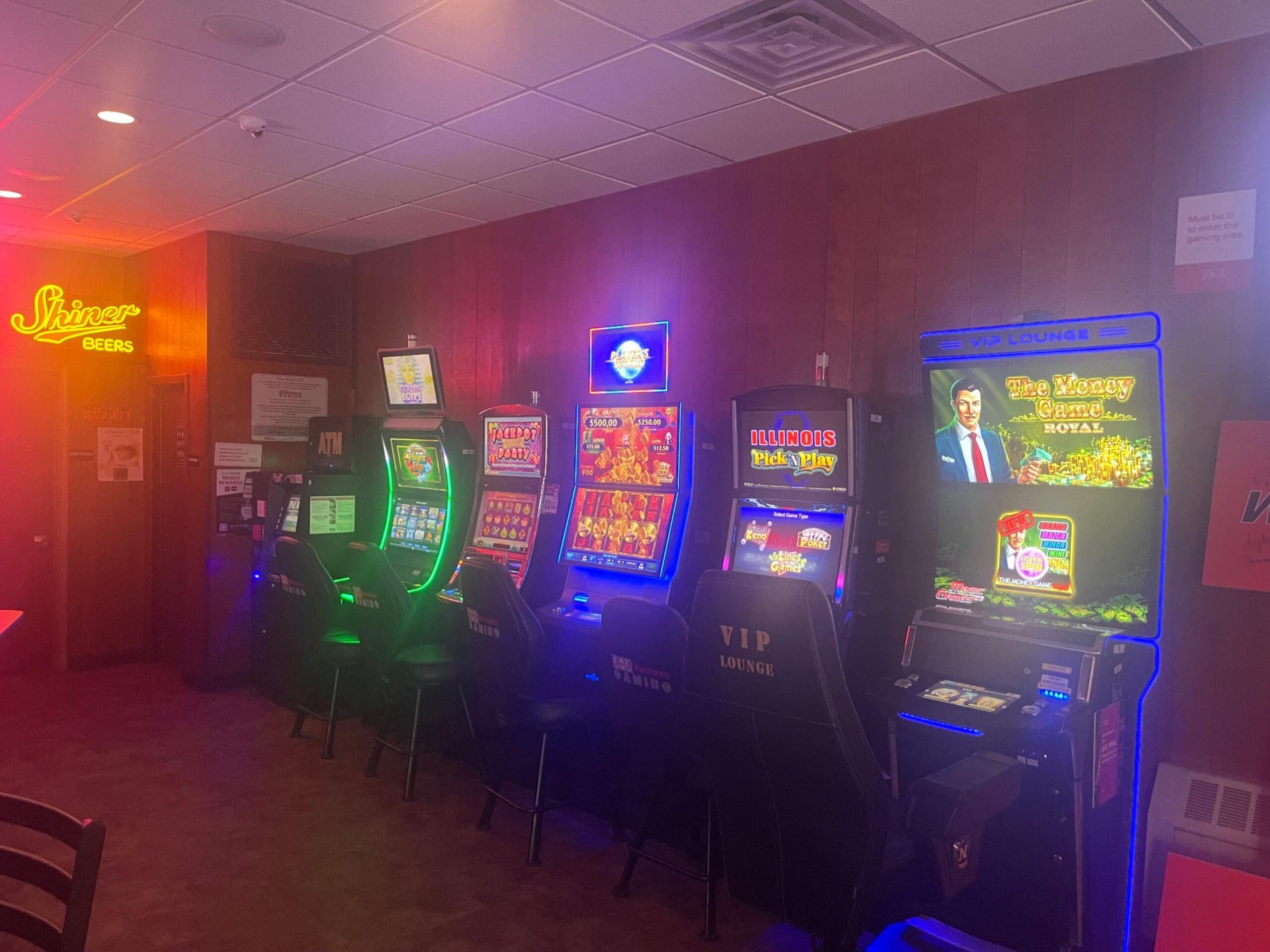 Video Gaming at Brass Rail in Champaign, IL
