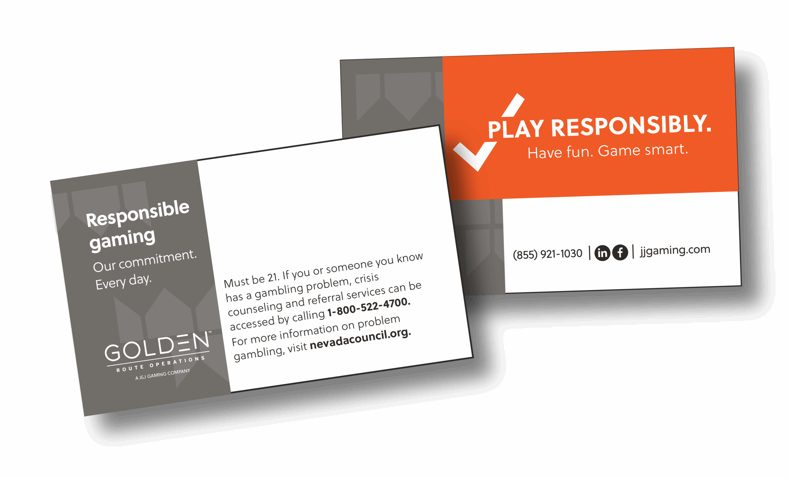 Responsible Gaming Card