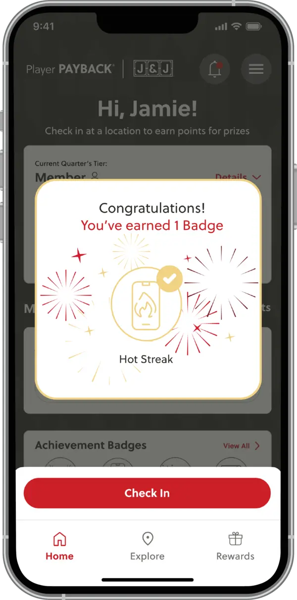 Badge Awarded_On Phone badge awarded on phone
